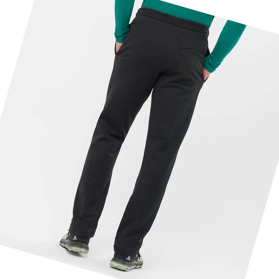 Pantalones Salomon ESSENTIAL WARM FLEECE Hombre Negros | MX 3190HAP